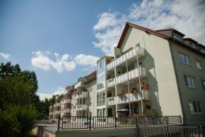 Kleine 1,5Raum-Komfortwohnung mit Tiefgarage, im Hochparterre.